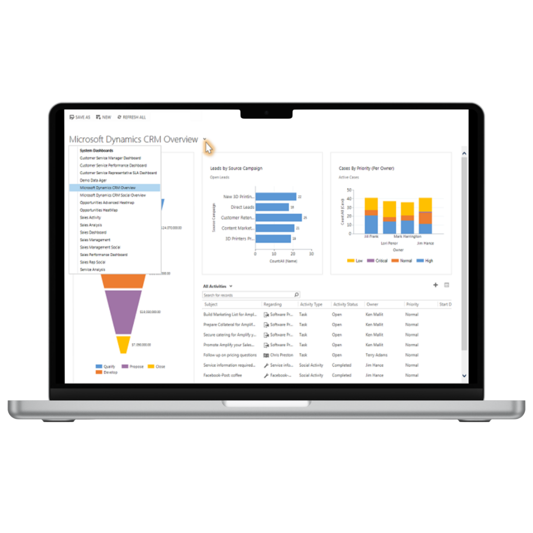 Imagen de la solución Dynamics 365