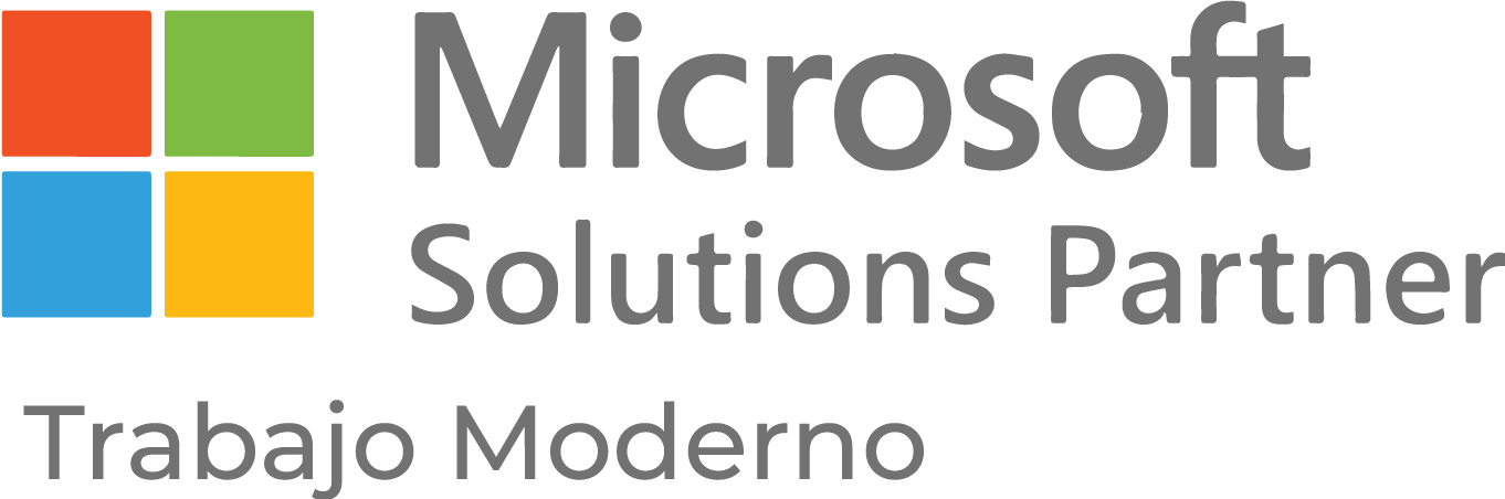 Logo de Microsoft Solutions Partner - Trabajo Moderno