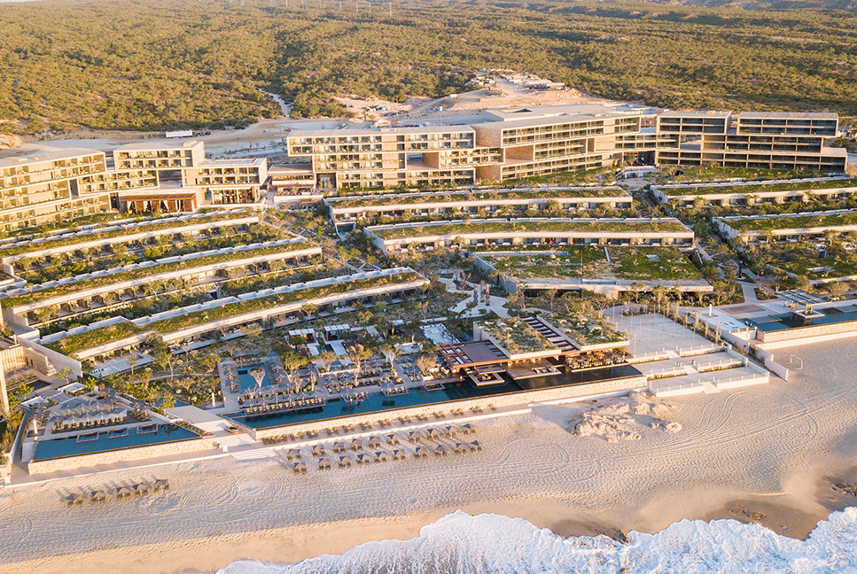 Fachada del hotel Solaz